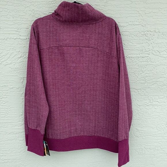 Avia Sz XL (16-18) NWT Herringbone Pullover Relaxed Fit - Picture 3 of 13